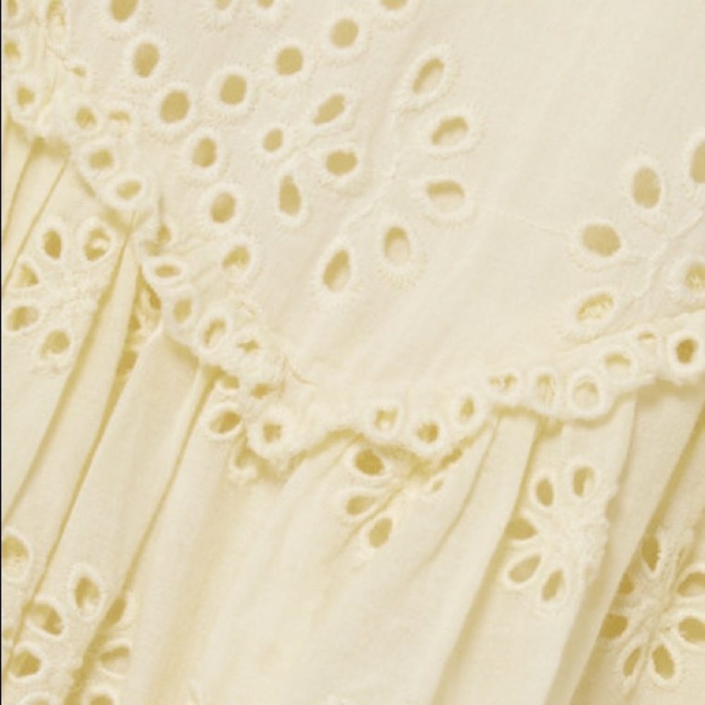 LoveShackFancy Cressida yellow eyelet dress - Picture 4 of 8